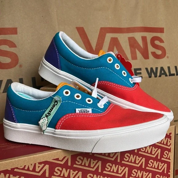 Vans Comfycush Era Multi Block Multi/True White WMNS - Picture 6 of 16